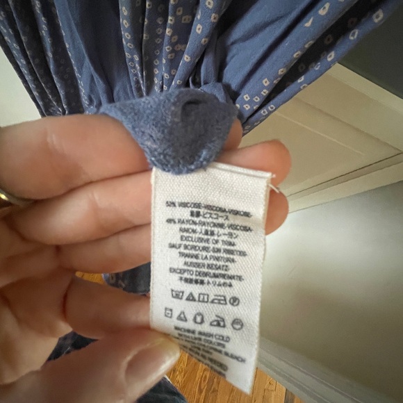 Free People Blue Long Sleeve Dress - Picture 5 of 6